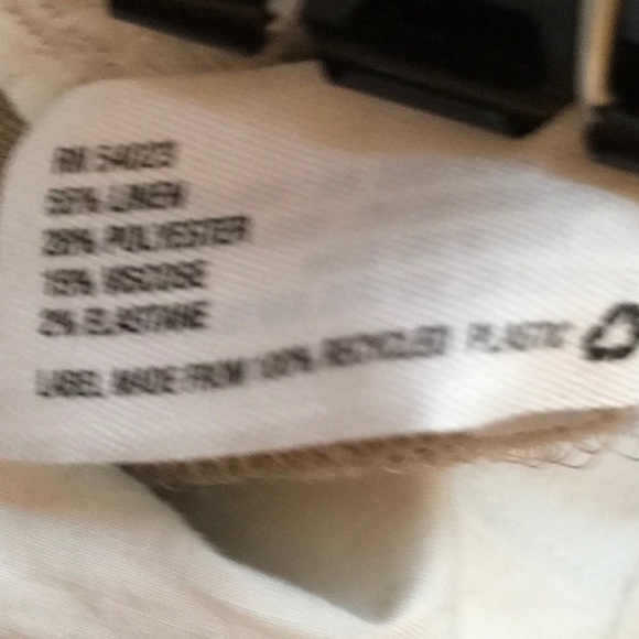 Gap Perfect Trouser Linen Blend Beige Pants Sz 6 Long - Picture 10 of 10